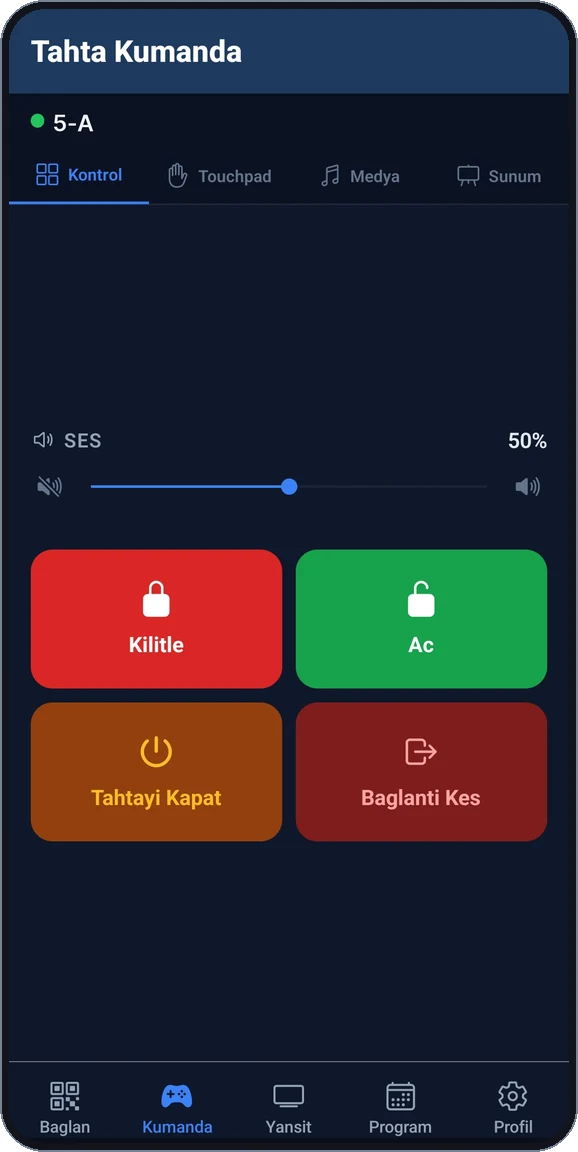 Tahtix telefon kumandası